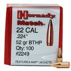 22 CAL 52GR BTHP (100PK)