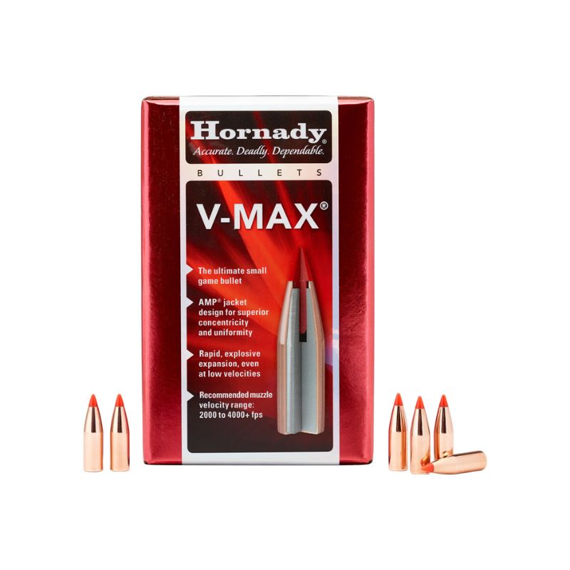 RE-LOADING - HORNADY PROJ 22 CAL 53GR V-MAX 17 CAL 25GR (100PK) EXTREME OUTDOOR SPORTS