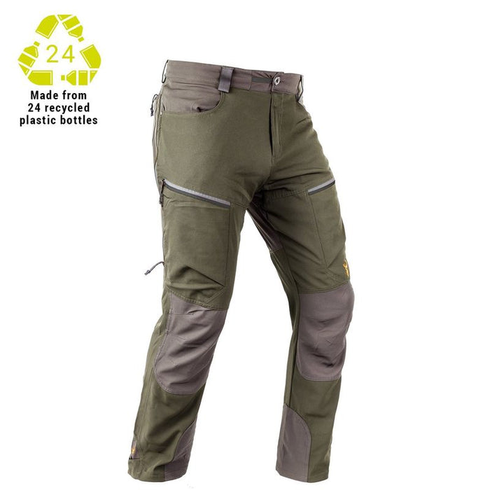 CLOTHING - HUNTERS ELEMENT LEGACY TROUSER DESOLVE VEIL SZS FOREST GREEN-GREY/SZS EXTREME OUTDOOR SPORTS