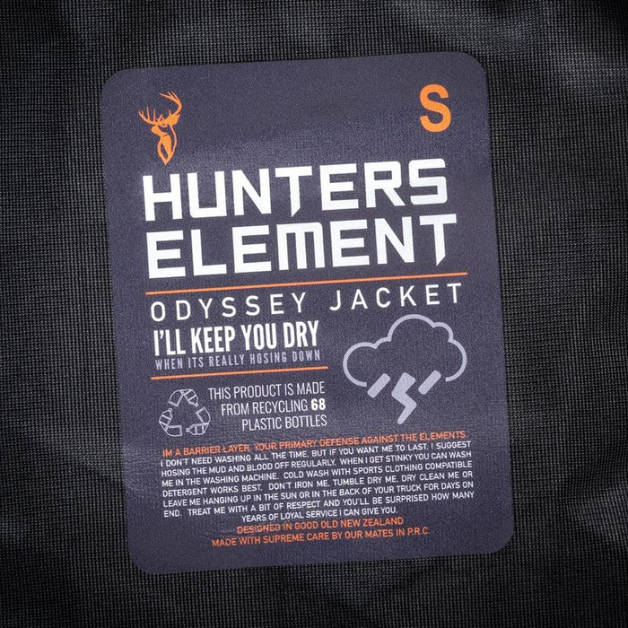 CLOTHING - HUNTERS ELEMENT ODYSSEY JACKET V2 DESOLVE VEIL SZ L EXTREME OUTDOOR SPORTS