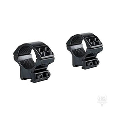 RIFLE RINGS & MOUNTS - HAWKE MATCH RING MOUNTS 9-11MM 1'' MEDIUM DOUBLE SCREW EXTREME OUTDOOR SPORTS