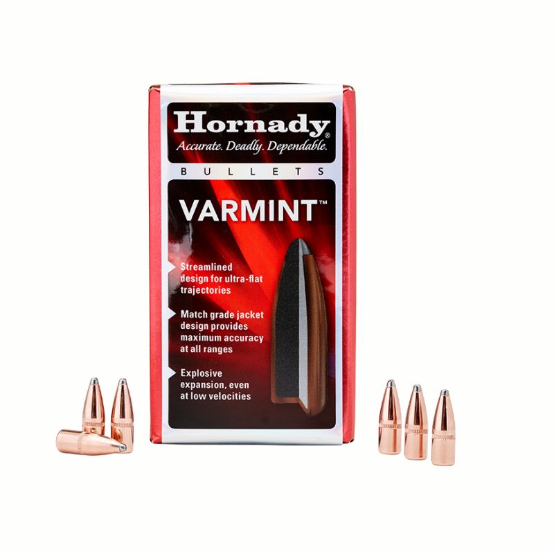 RE-LOADING - HORNADY PROJ .22 CAL 60GR SP VARMINT .22 CAL 60GR SP (100PK) EXTREME OUTDOOR SPORTS