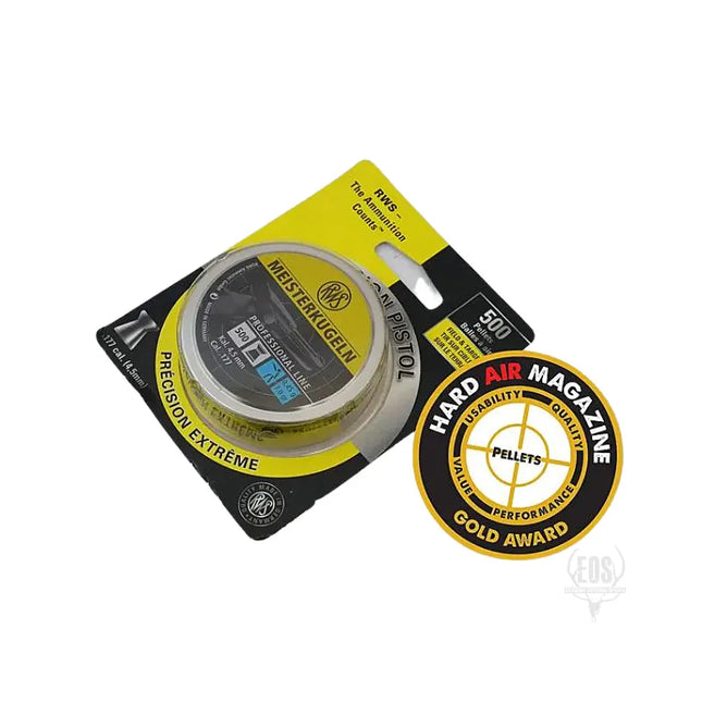 AMMUNITION - RWS .177 PELLETS MEISTERKUGLEN PRECISION PISTOL 500PK EXTREME OUTDOOR SPORTS