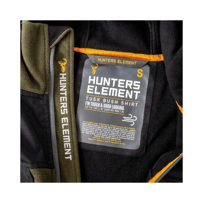 CLOTHING - HUNTERS ELEMENT TUSK BUSH COAT FOREST GREEN SZM EXTREME OUTDOOR SPORTS