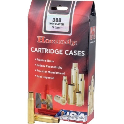 RE-LOADING - HORNADY BRASS 300 WIN MAG X 50 308 WIN X 50 EXTREME OUTDOOR SPORTS