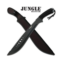 KNIVES - JUNGLE MASTER SAWBACK MACHETE EXTREME OUTDOOR SPORTS