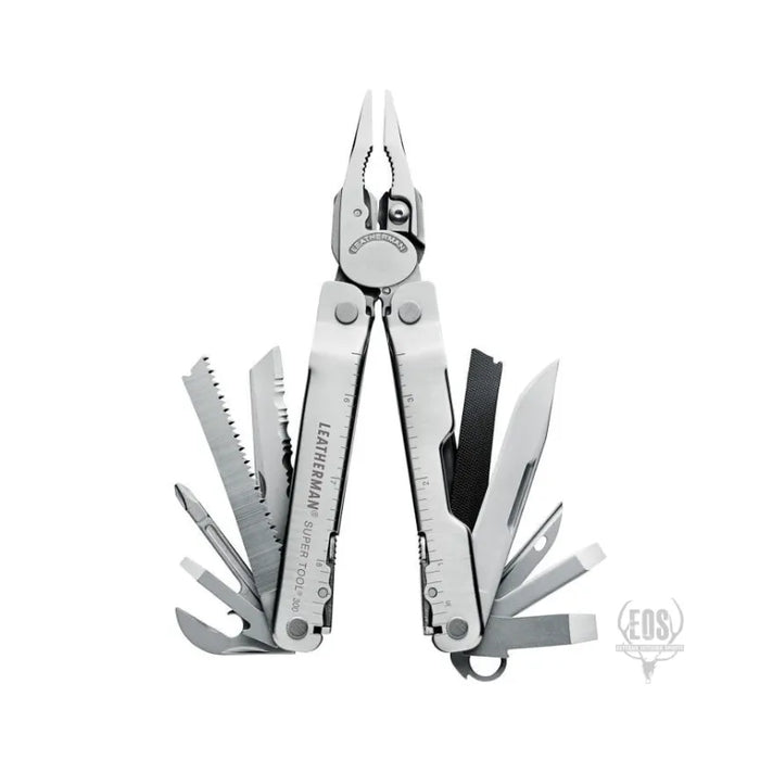 KNIVES - LEATHERMAN SUPER TOOL 300 STAINLESS - NYLON SHEATH EXTREME OUTDOOR SPORTS