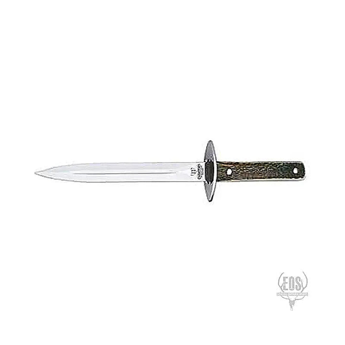 KNIVES - CUDEMAN - PIG STICKER, 24CM SATIN FINISH BLADE, POLISHED STAG HANDLE W/SHEATH EXTREME OUTDOOR SPORTS